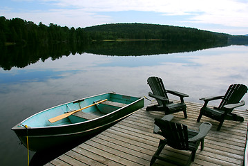 Image showing Lake chairs