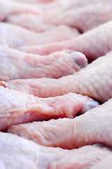 Image showing Raw chicken drumsticks