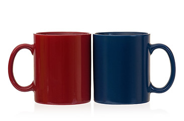 Image showing Two cups for tea or coffee