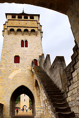 Image showing Valentre bridge in Cahors France