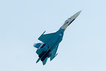 Image showing Fighter SU-27 in flight