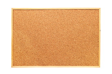 Image showing isolated cork board