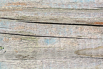 Image showing Wooden plate for background, old wooden texture