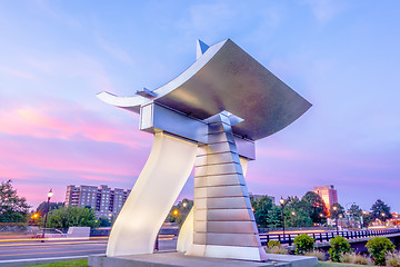 Image showing charlotte north carolina views around  downtown