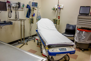 Image showing exam room at doctor office in hospital