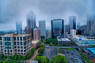 Image showing charlotte north carolina views around  downtown