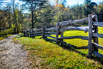 Image showing stone mountain north carolina scenery during autumn season