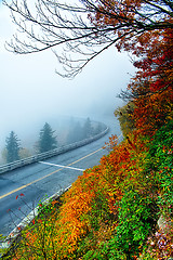 Image showing autumng season in the smoky mountains