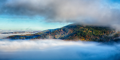 Image showing autumng season in the smoky mountains