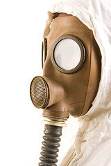 Image showing Person in gas mask