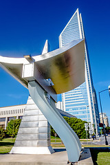 Image showing charlotte north carolina views around  downtown