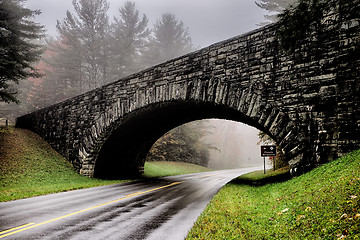 Image showing autumng season in the smoky mountains