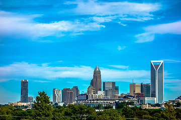 Image showing charlotte north carolina city skyline