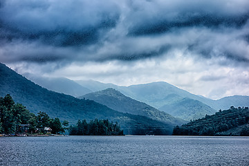 Image showing lake santeetlah scenery in great smoky mountains