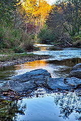 Image showing stone mountain north carolina scenery during autumn season