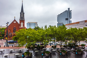 Image showing charlotte north carolina views around  downtown