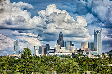 Image showing charlotte north carolina city skyline