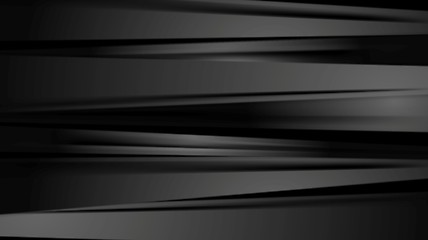 Image showing Black smooth stripes corporate abstract background