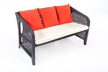 Image showing Wicker Sofa