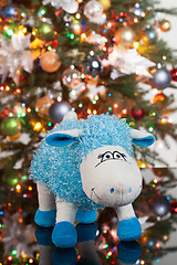 Image showing Toy And New Year\'s Tree