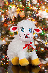 Image showing Toy And New Year\'s Tree