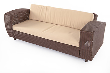 Image showing Wicker Sofa