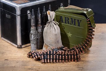 Image showing Military Still Life