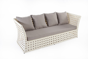 Image showing Wicker Sofa