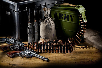 Image showing Military Still Life
