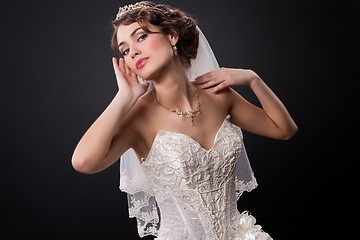 Image showing Young Beautiful Bride