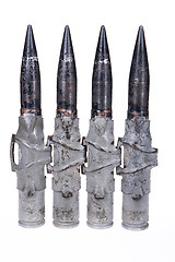 Image showing Big Caliber Machinegun Cartridges