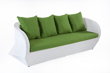 Image showing Wicker Sofa