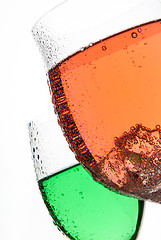 Image showing Glasses And Liquids