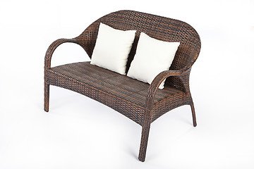 Image showing Wicker Sofa