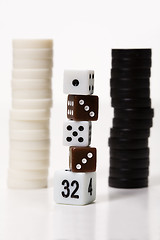 Image showing Dice And Chips