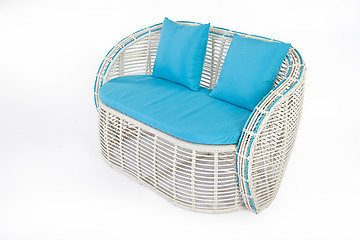 Image showing Wicker Sofa