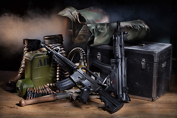 Image showing Still Life With Military Equipment