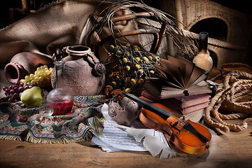 Image showing Still Life With Violin