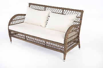 Image showing Wicker Sofa