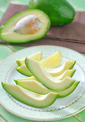 Image showing avocado on plate