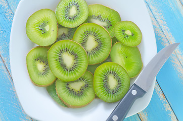 Image showing fresh kiwi