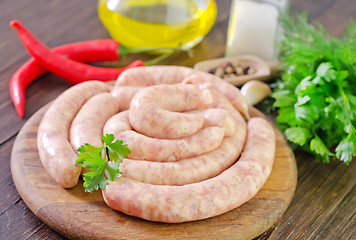 Image showing sausages