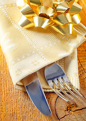 Image showing knife and fork
