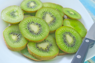 Image showing fresh kiwi