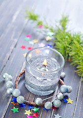 Image showing christmas candle