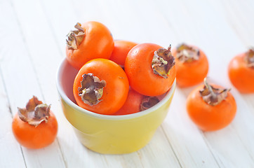 Image showing juicy persimmon