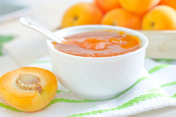 Image showing jam and apricot