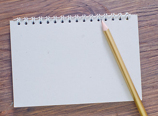 Image showing note and pencil