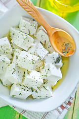 Image showing feta cheese