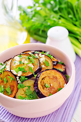 Image showing fried eggplant